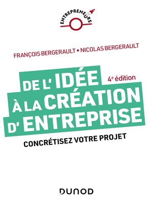 cover image of De l'idée à la création d'entreprise